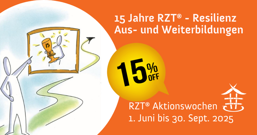 Aktionswochen 15 Jahre RZT® – Resilienz-Aus- und Weiterbildungen für Multiplikator:innen